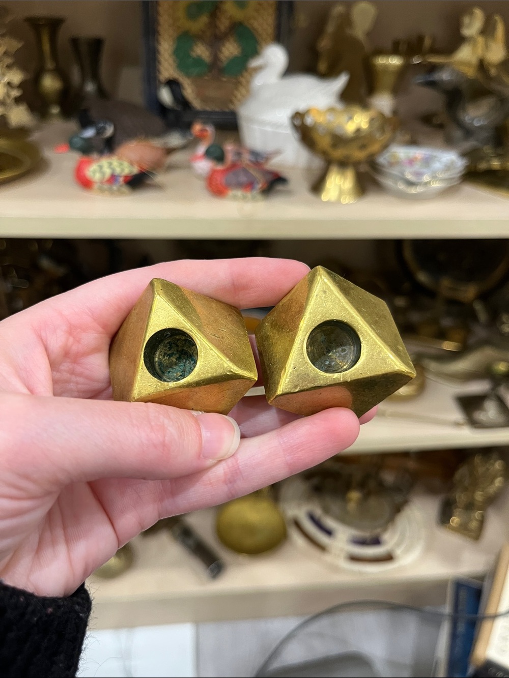 Solid Brass Incense/candle Holders